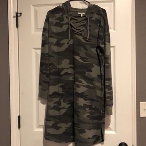 Maurices Camo Dress with hood
